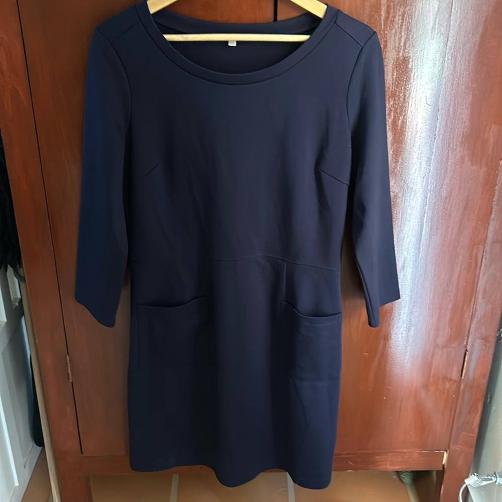 Gap long sleeve Navy dress.